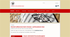 Desktop Screenshot of literatur-kunstkreis-uslar.de