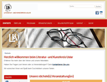 Tablet Screenshot of literatur-kunstkreis-uslar.de